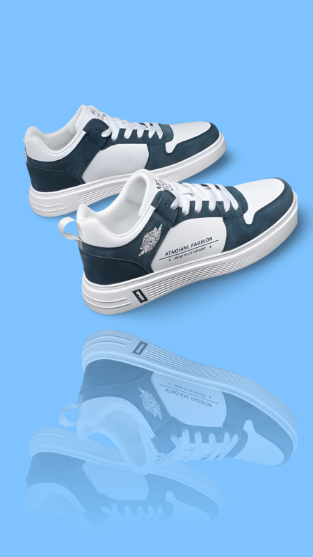 Men's Fashion Sneakers (Size-42) Elevate Your Style with Trendy Footwear
