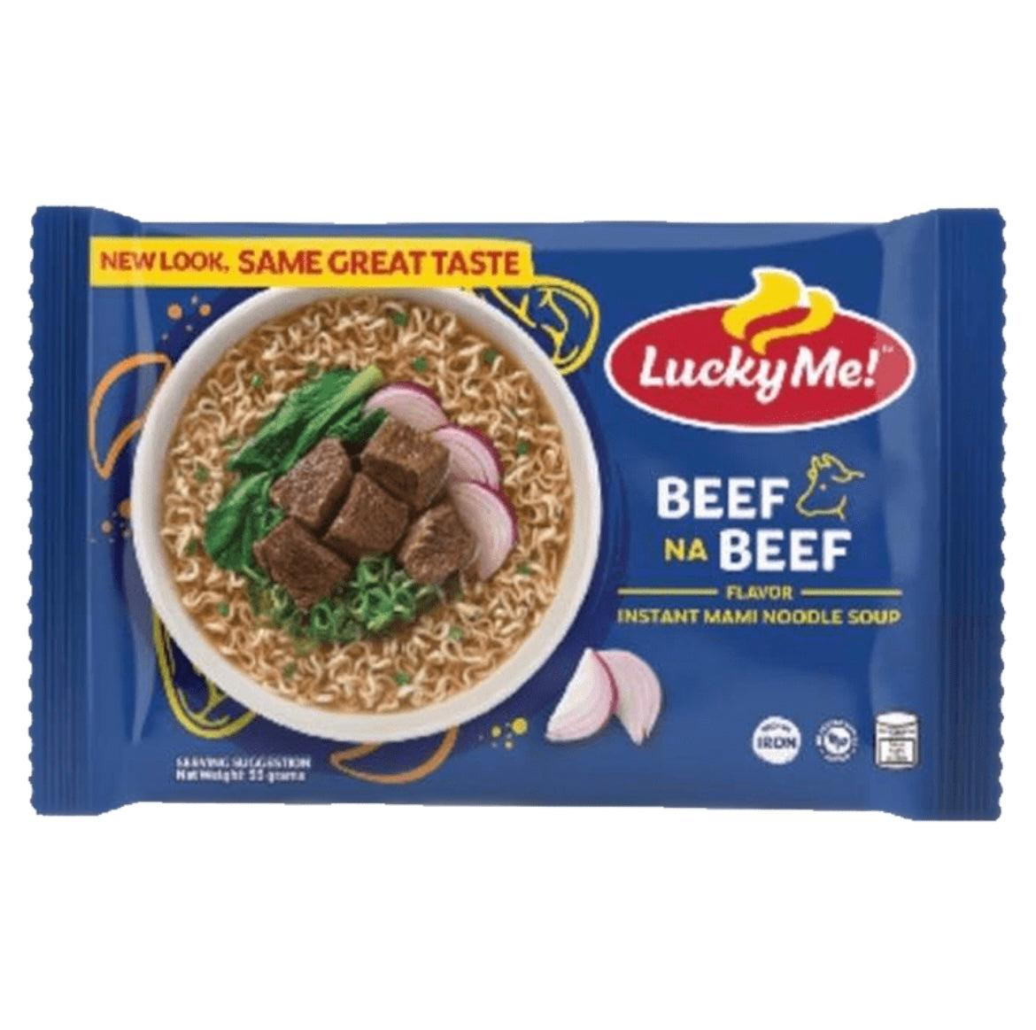 LUCKY ME NOODLE BEEF FLAVOR 60GM