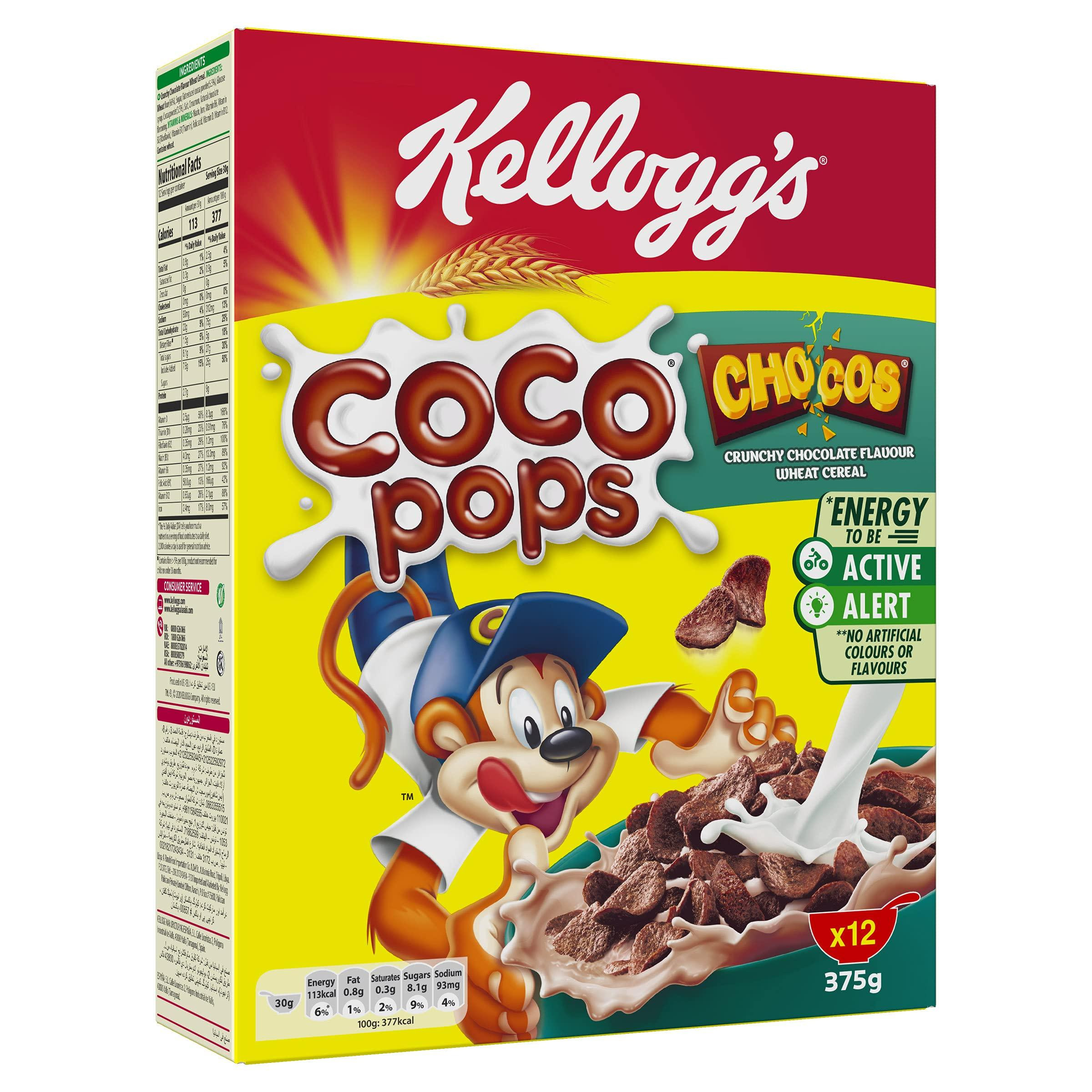 KELLOG"S COCO POPS CHOCOS 375GM