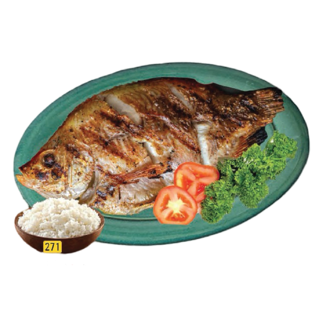 Grilled Tilapia with Rice