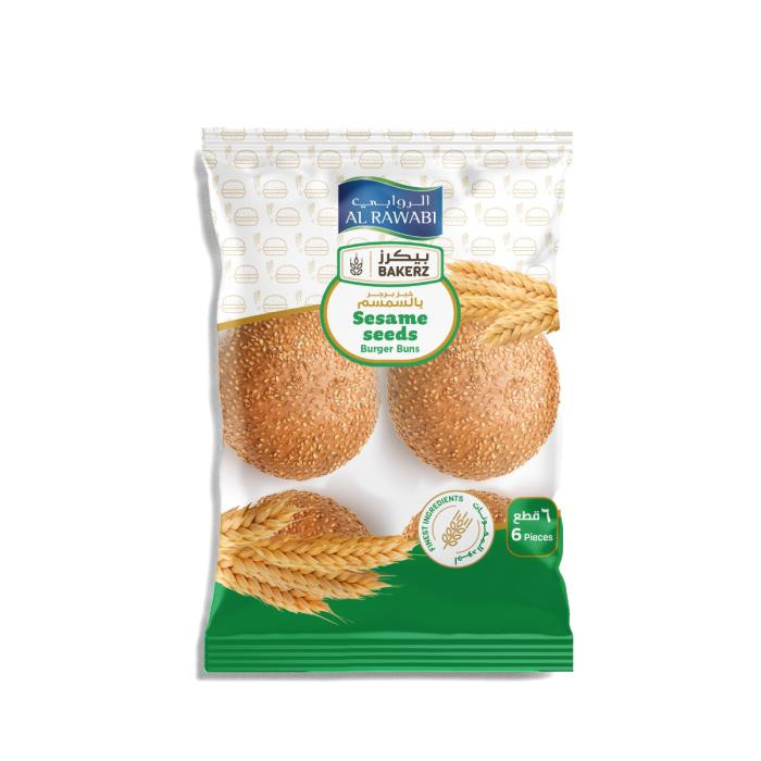 AL RAWABI BURGER BUN SEEDED