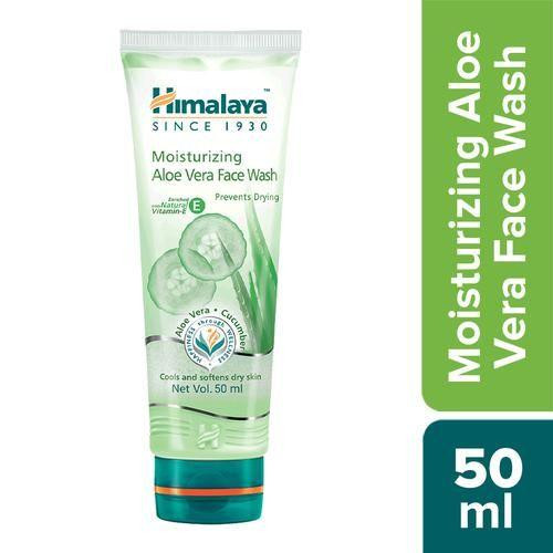 HIMALAYA FACE WASH MOIST ALOEVERA 50 ML