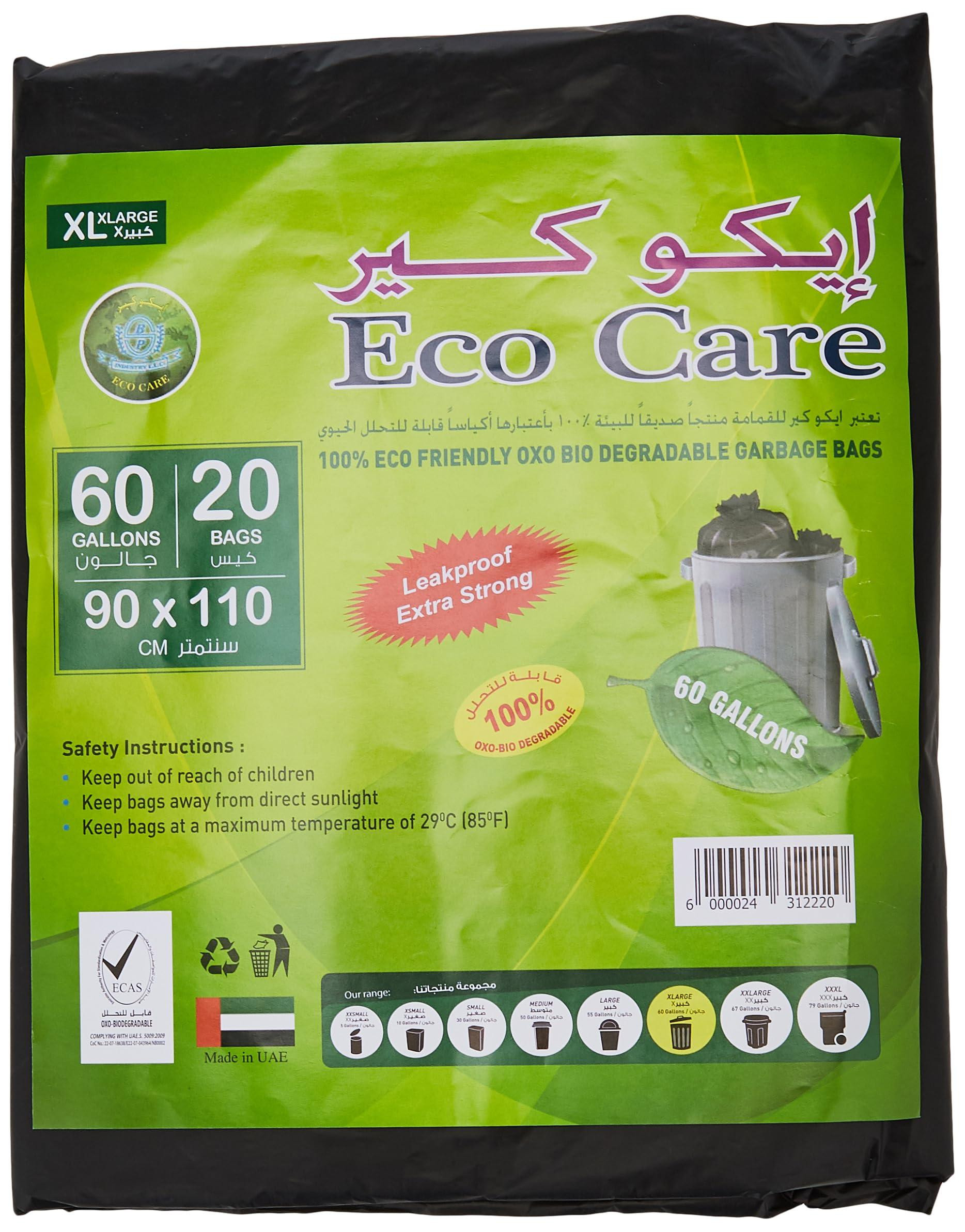 FALCON BLACK HD GARBAGE ROLL 90 X 110 CM