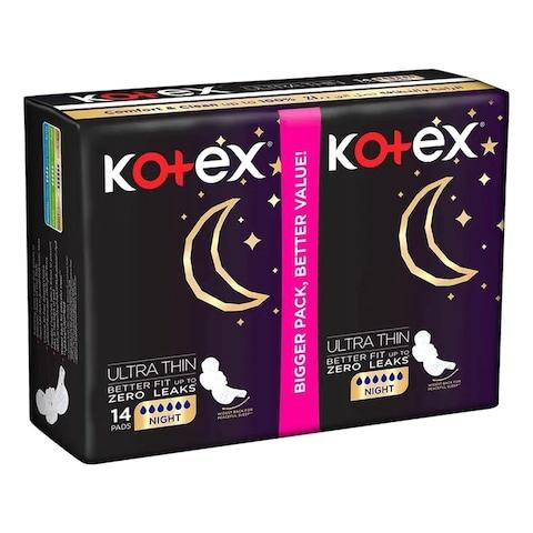 KOTEX NATURAL ULTRA THIN NIGHT 14PADS