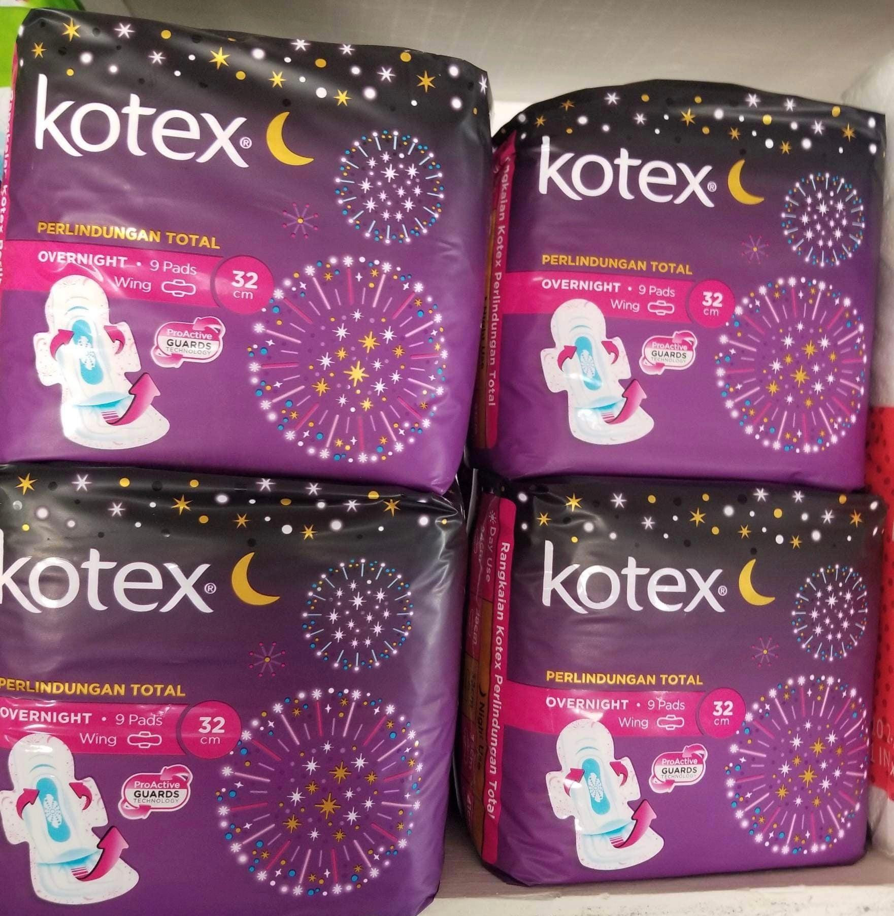 KOTEX OVER NIGHT WINGS 9PADS