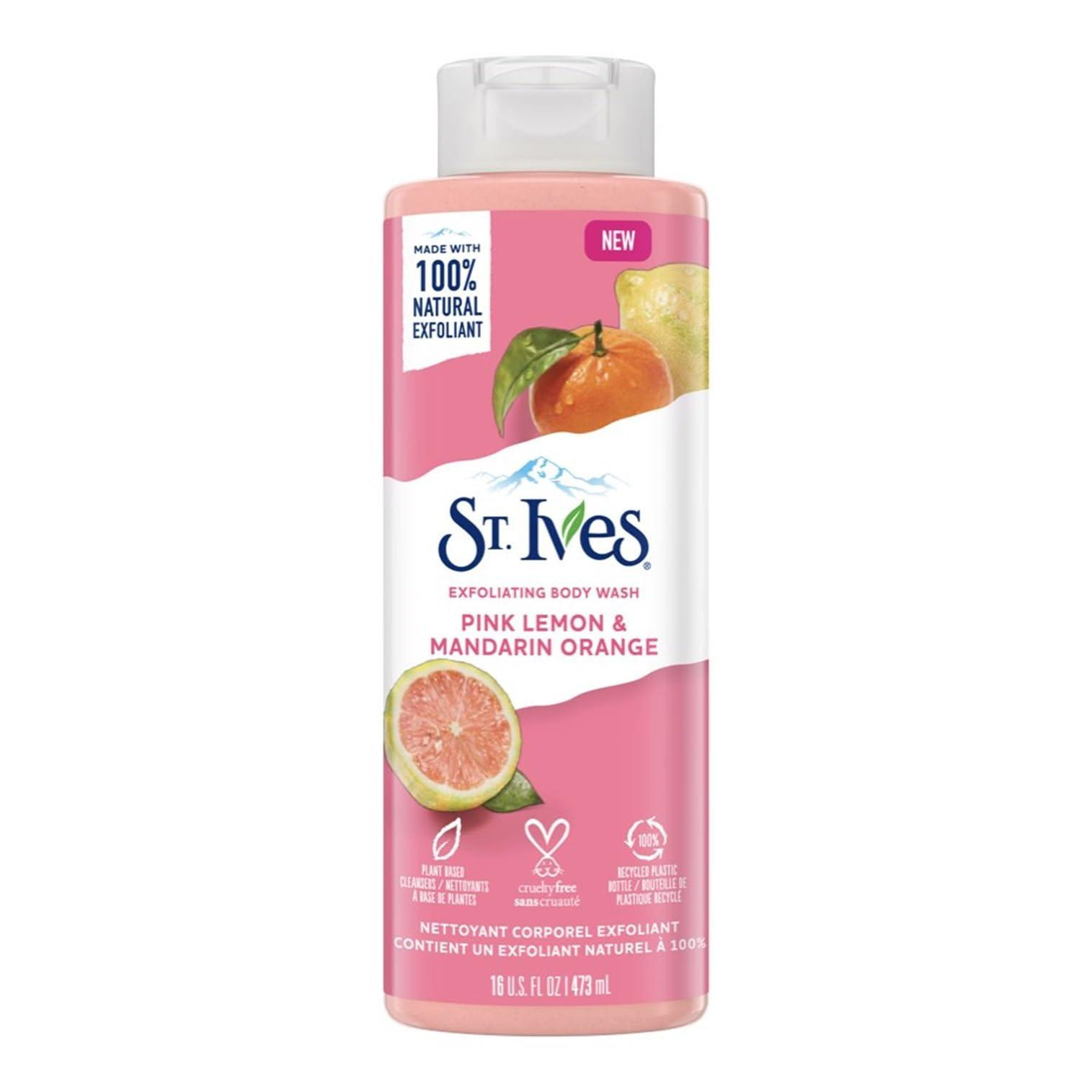 ST IVES B/WASH PINK LEMON 473ML