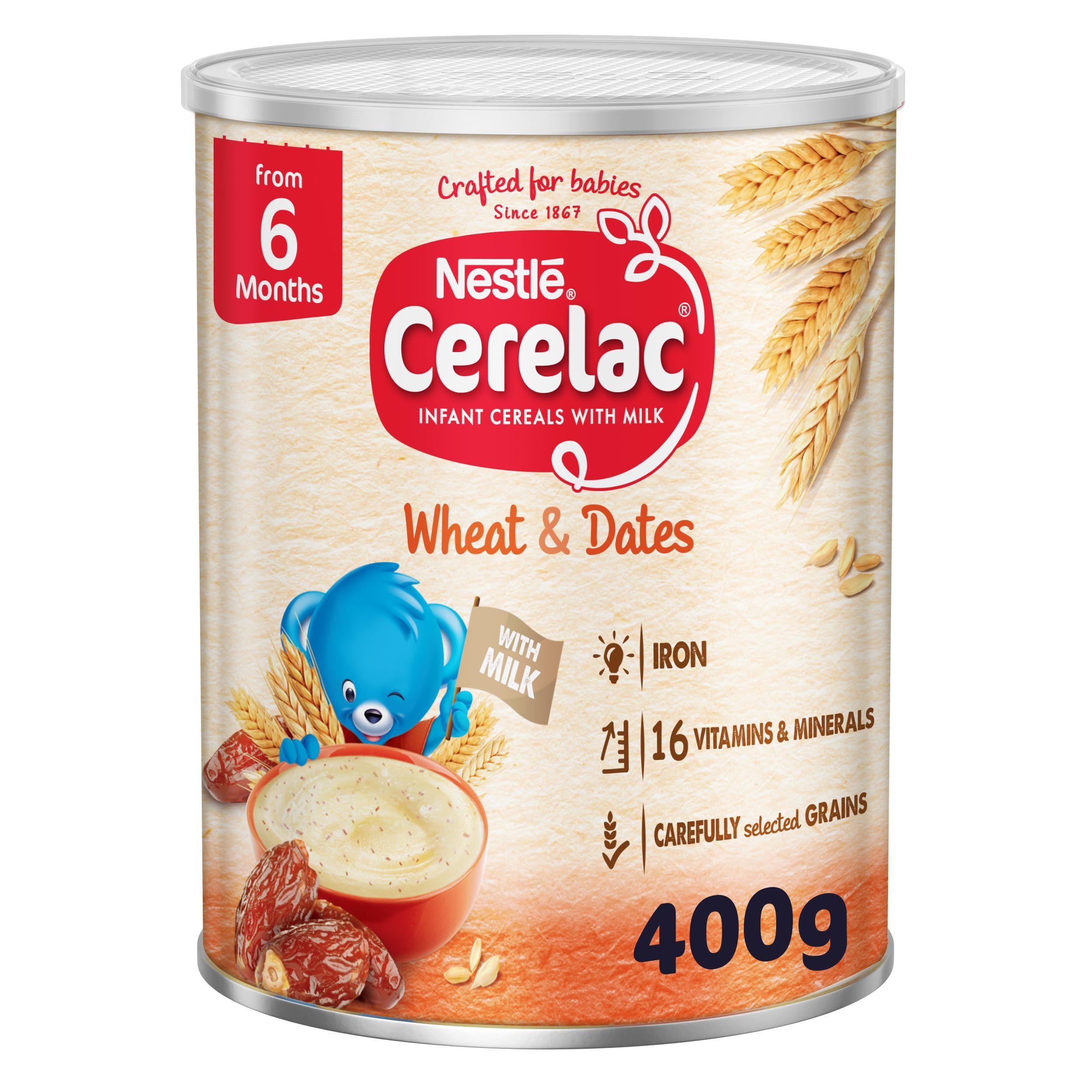 NESTLE CERELAC WHEAT DATE 400 GM