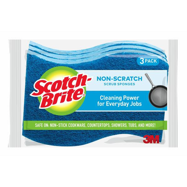 3M SCOTCH-BRITE SPONGE CLOTH 3CT+1CT FREE