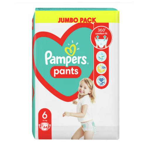 PAMPERS PANTS S6 2X44 JP