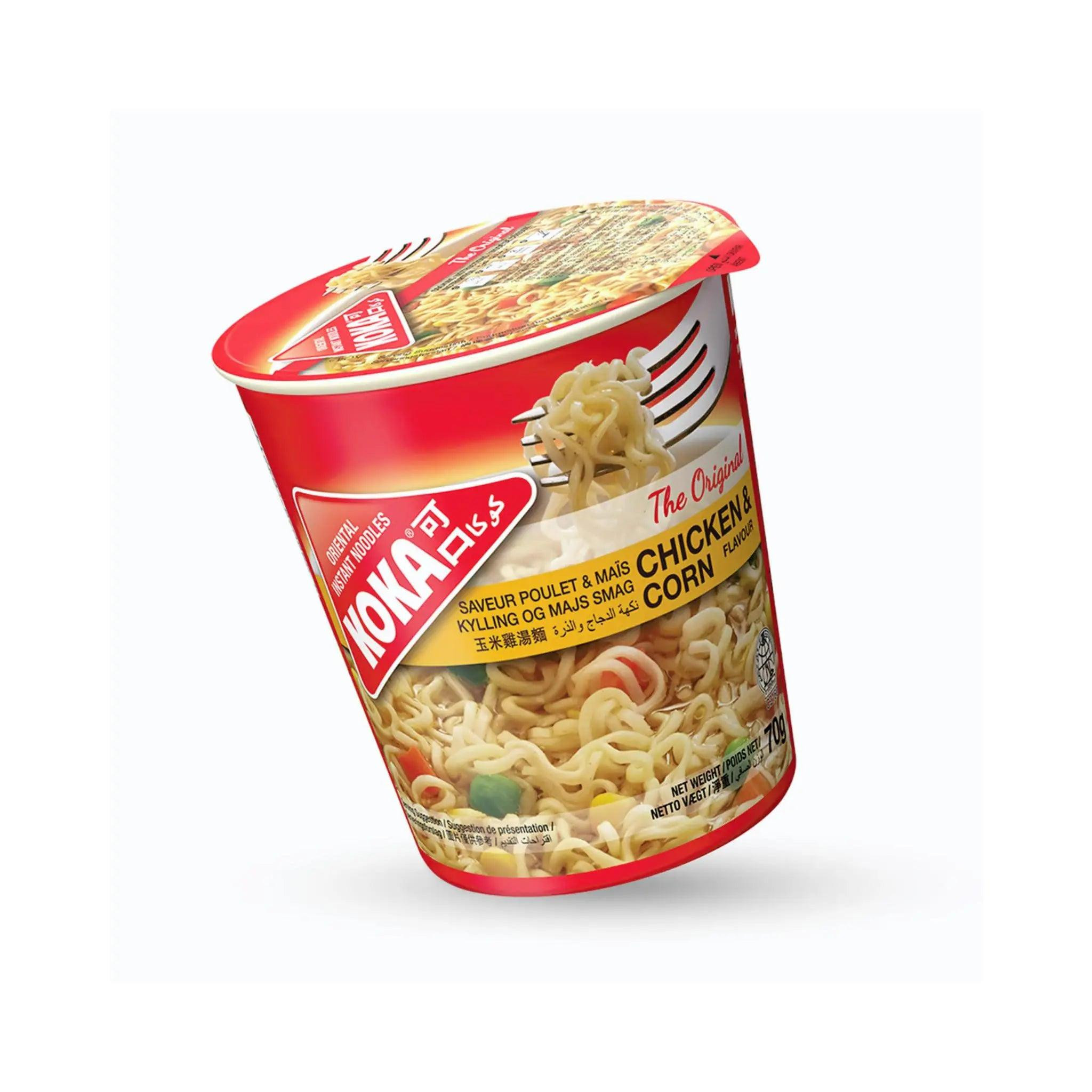 KOKA NOODLES CHICKEN CORN 70 GM