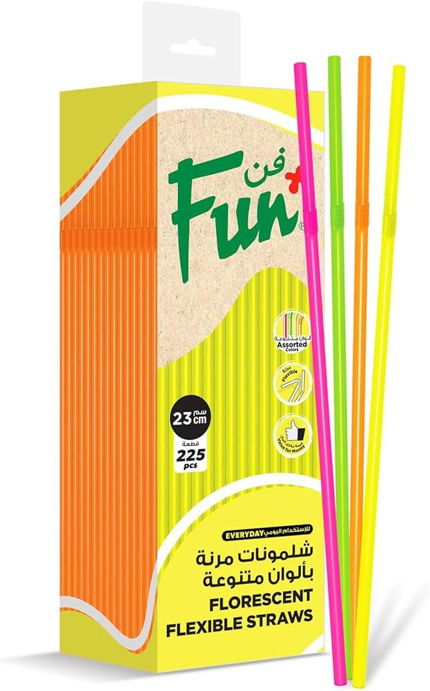 FALCON FLEXIBLE STRAWS 225