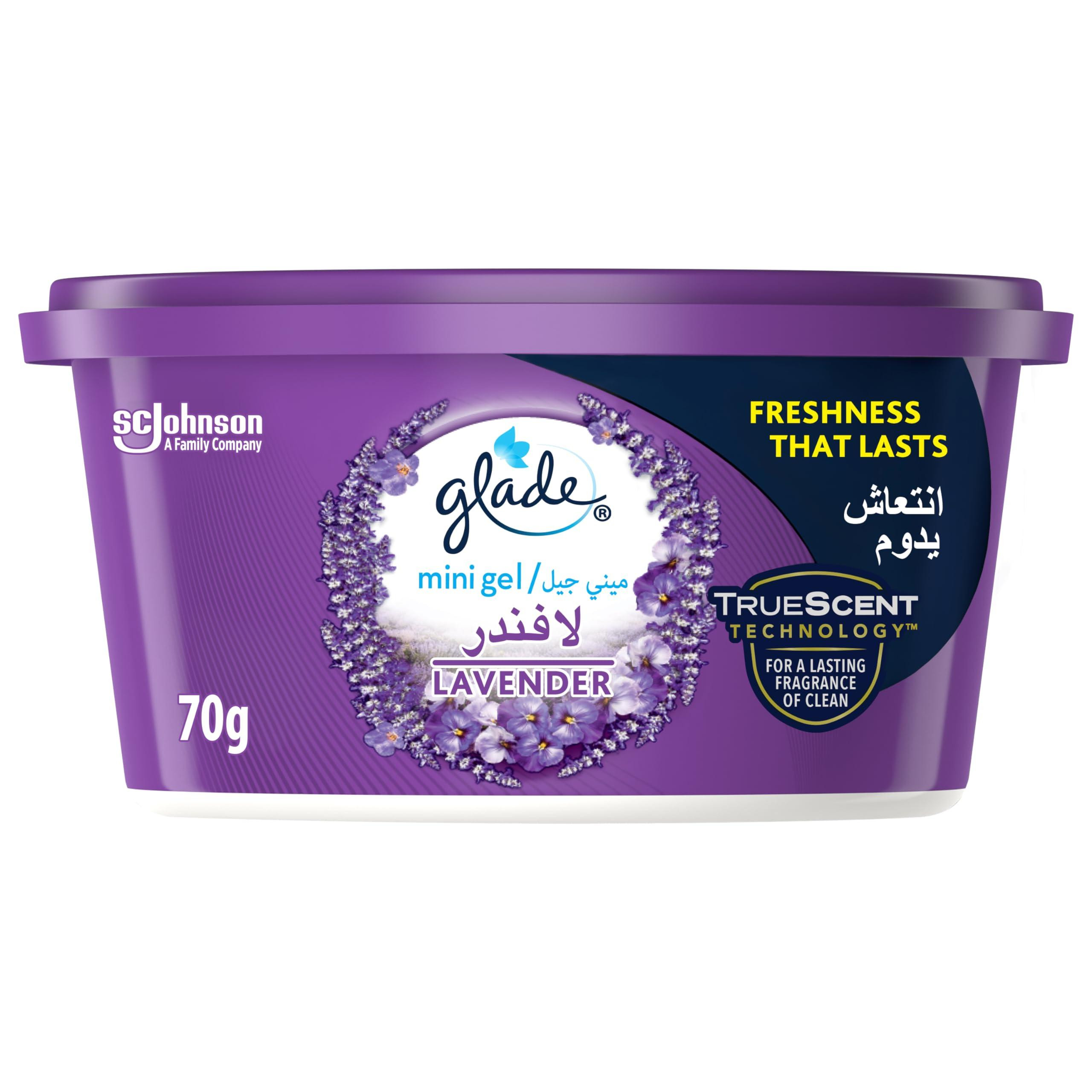 GLADE MINI GEL LAVENDER JASMIN 70GM