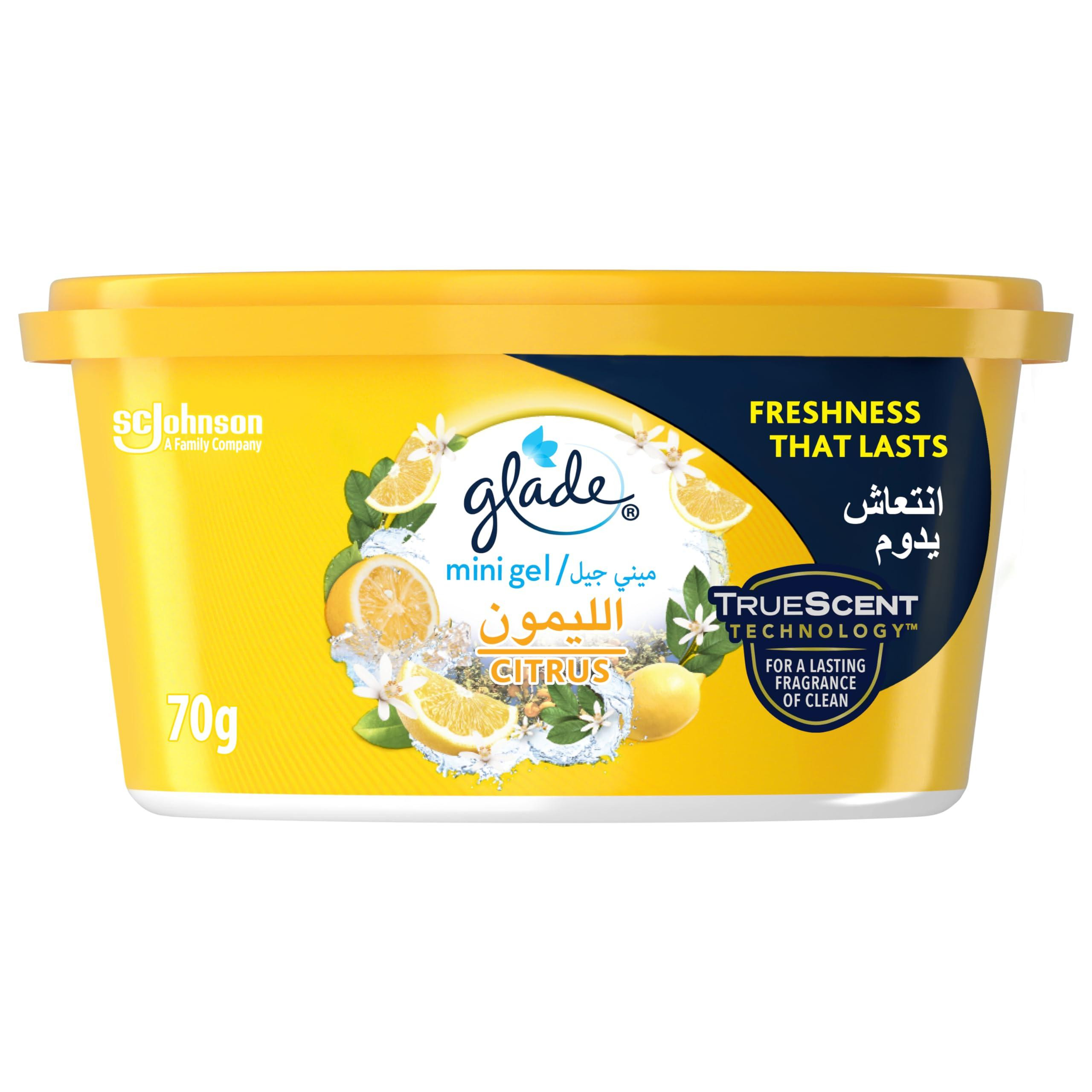 GLADE MINI GEL CITRUS 70 GM