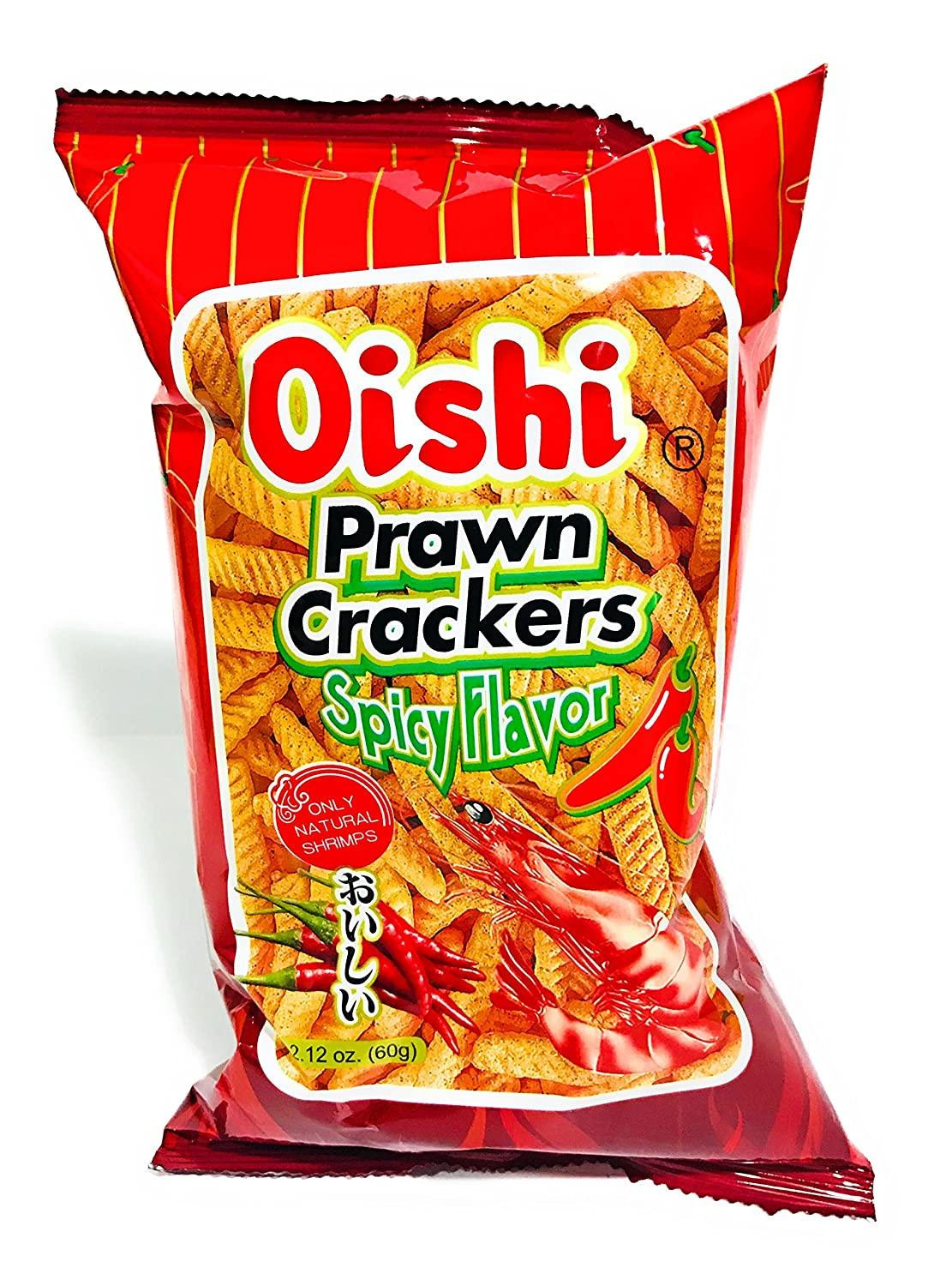 OISHI PRAWN CRACKERS SPICY FLVR