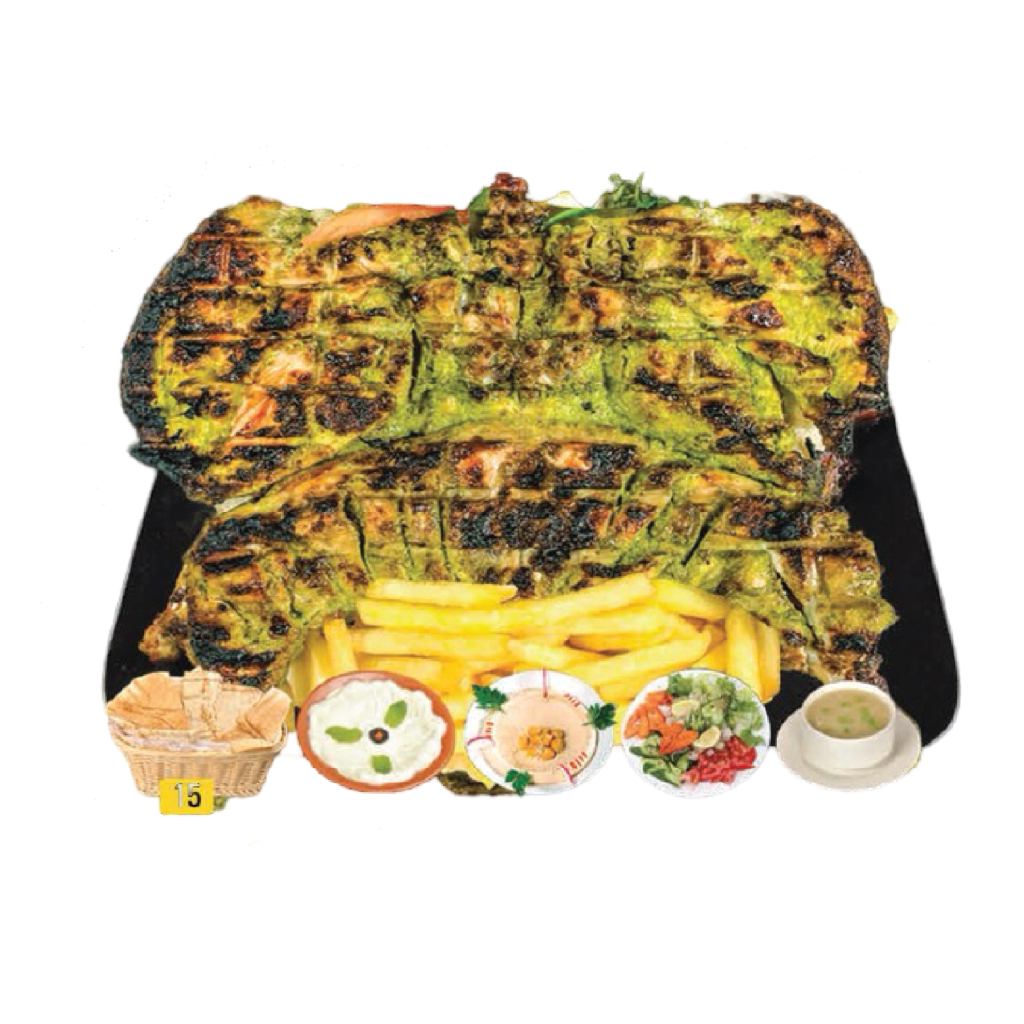 Green Chilli Chicken Charcoal Spicy