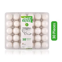 Union Medium White Eggs 30's