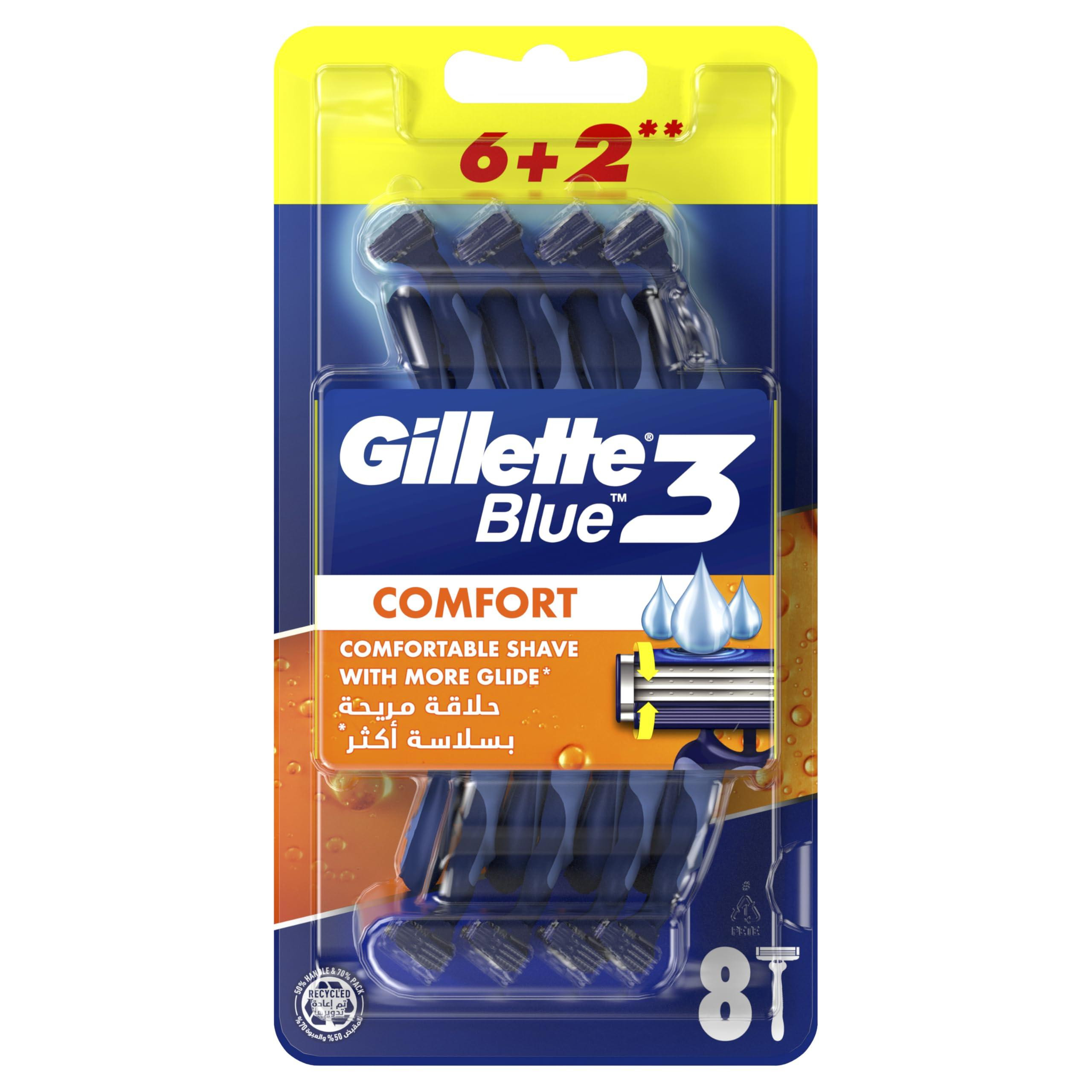 GILLETE BLUE 3 COMFORT 6+2