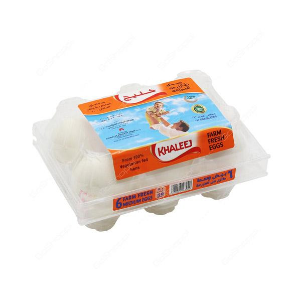 NOOR AL KHALEEJ WHITE EGG 6
