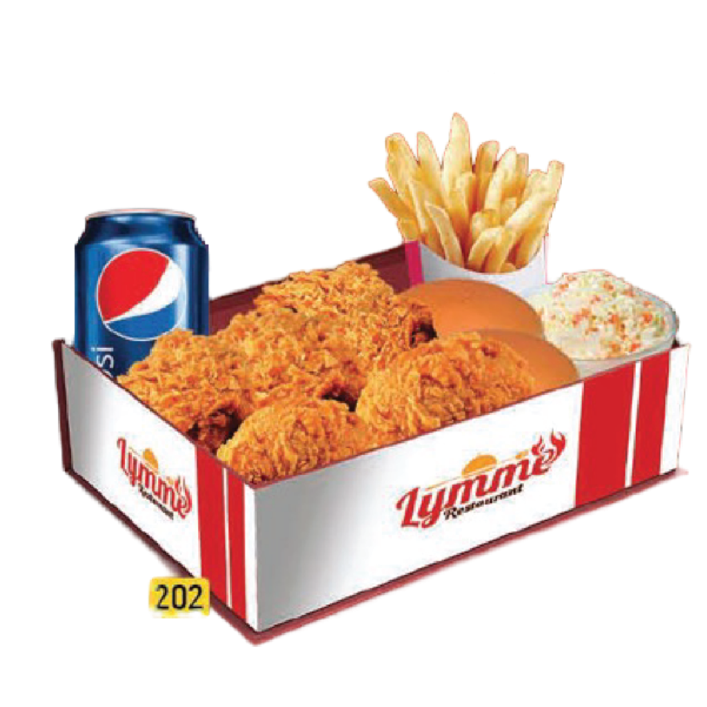 Jumbo Meal (6 Pcs Chicken+Fries+2 Bun+Coleslaw+Pepsi)