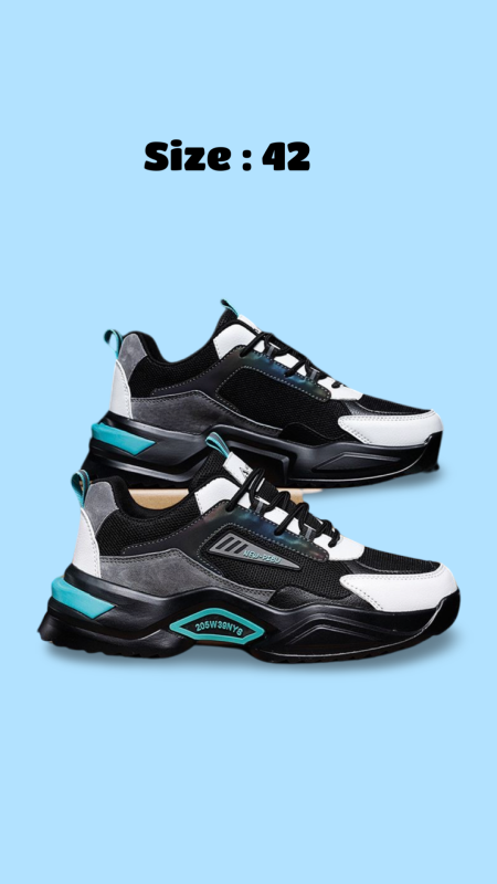Men Shoes Air Mesh Breathable Men Sneakers New Cushioning Casual Black Shoes Lightweight