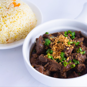 Beef Pares With Rice