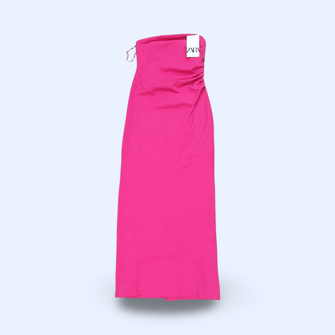 1 Dozen Long Dress Koucla With Split Neck Bandeau New - Pink