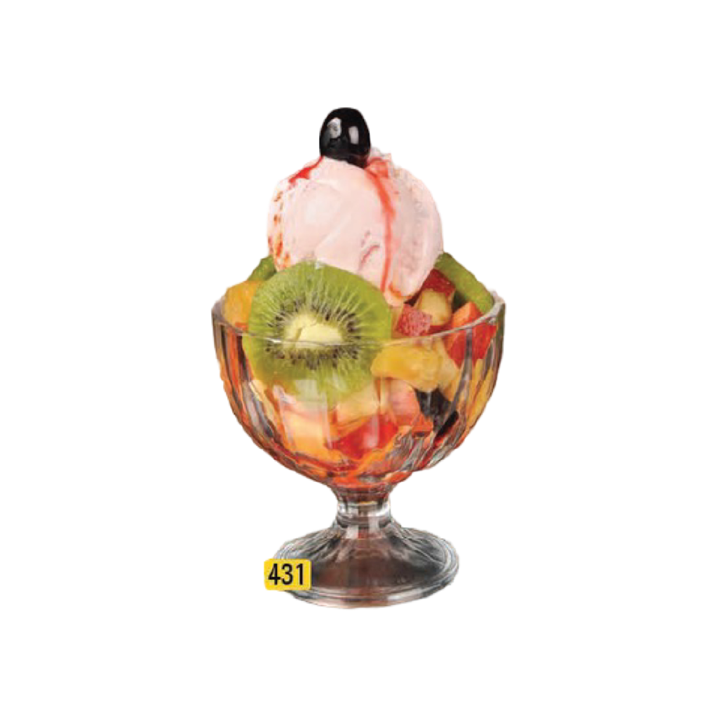 Fruits Salad with Ice Cream