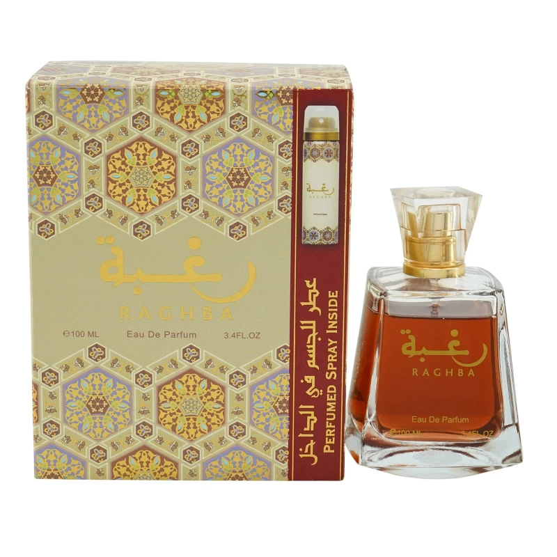 Lattafa Raghba Perfume For Men & Women Eau De Parfum 100ml