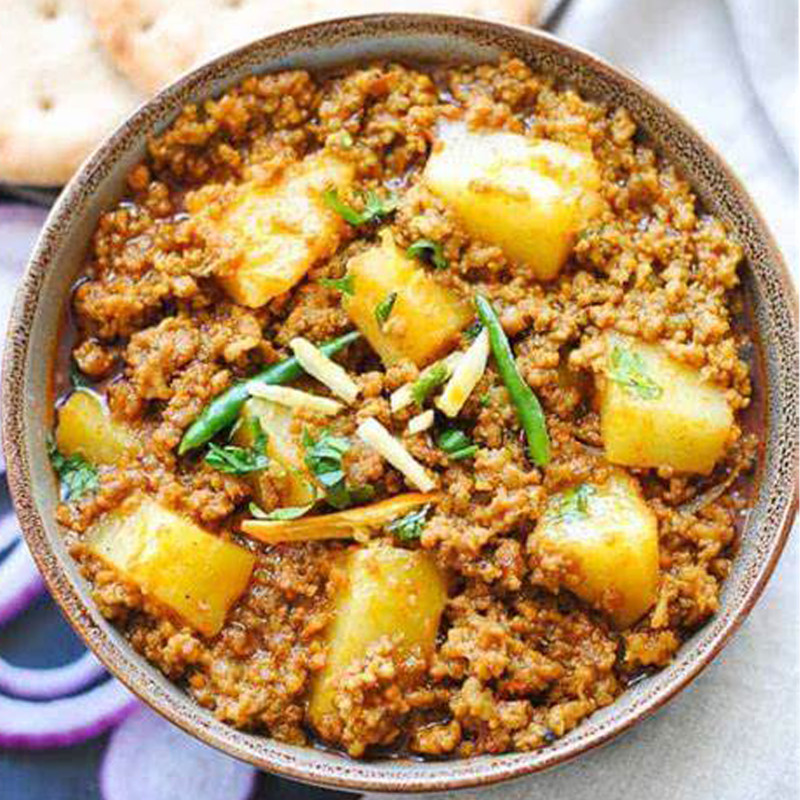 Aloo Qeema