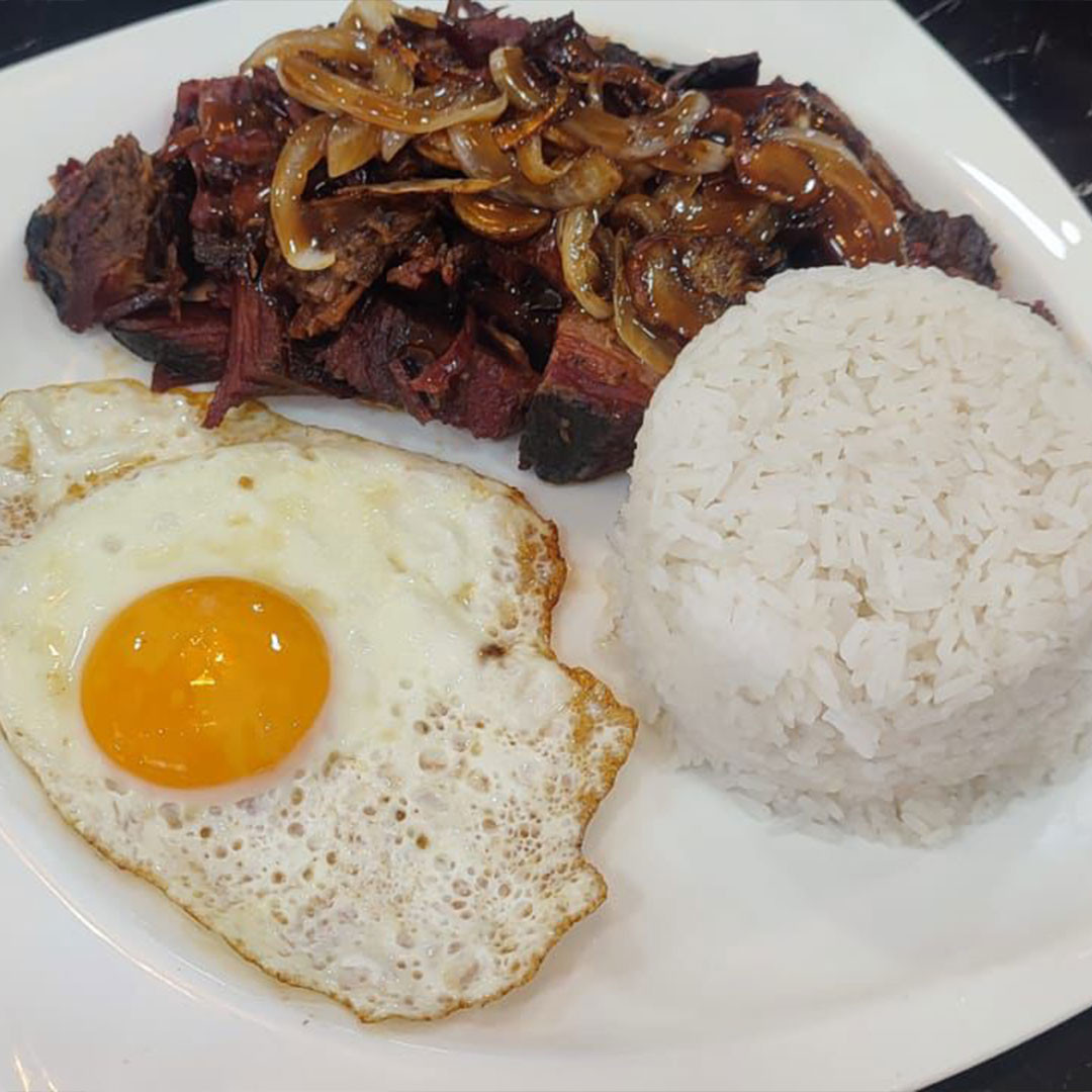 Smoked Brisket with Rice & Soup