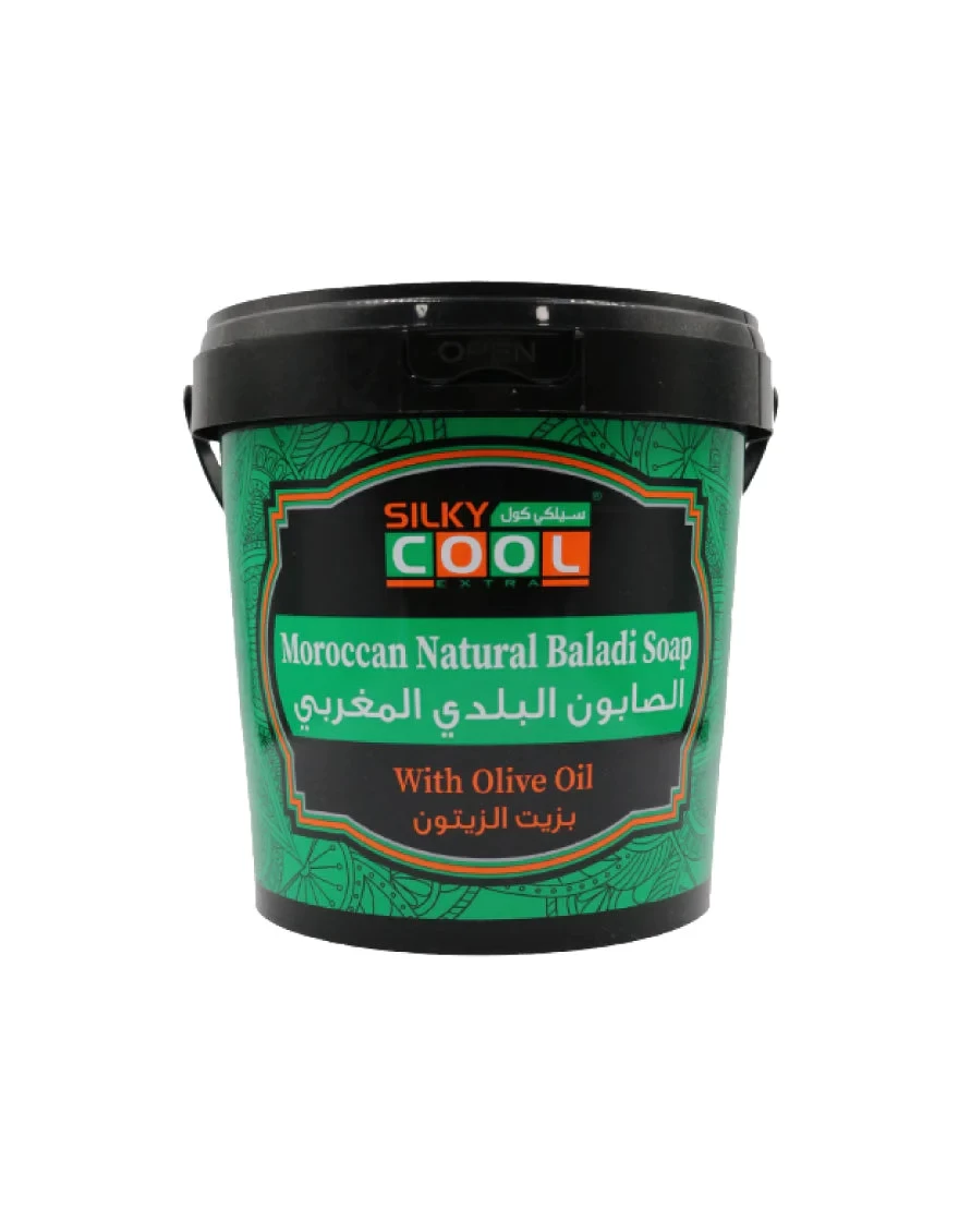 Silky Cool Moroccan Natural Baladi Soap - 1000Ml