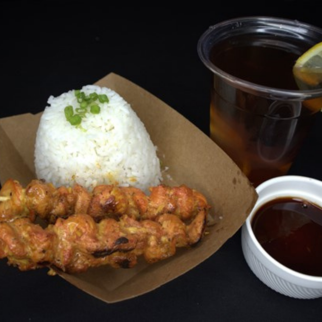 Chicken BBQ 2 pcs + Rice + Iced tea