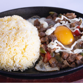 Beef Sisig With Rice