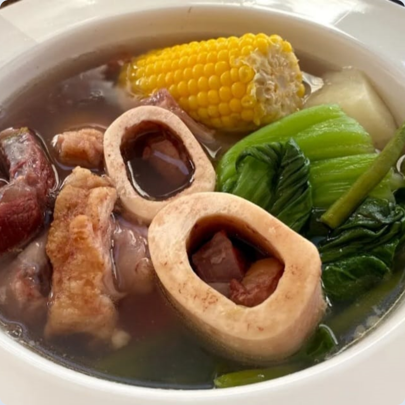 Goto Bulalo With Rice