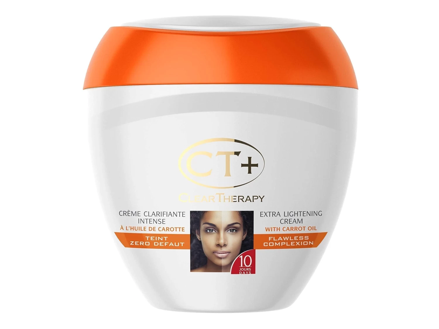 CT + Clear Therapy Extra Ligntening Cream With Carrot Oil 400 ML