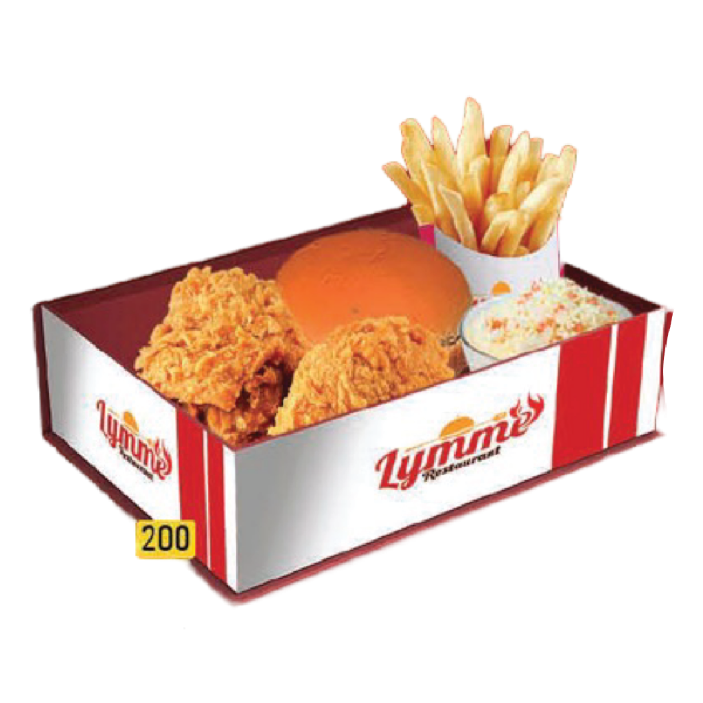 Snack Meal (2 Pcs Chicken+Fries+Bun+Coleslaw)