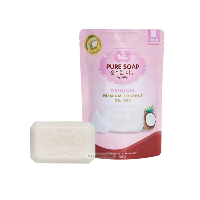 Jellys Pure Soap Original Premium Coconut Oil 100g