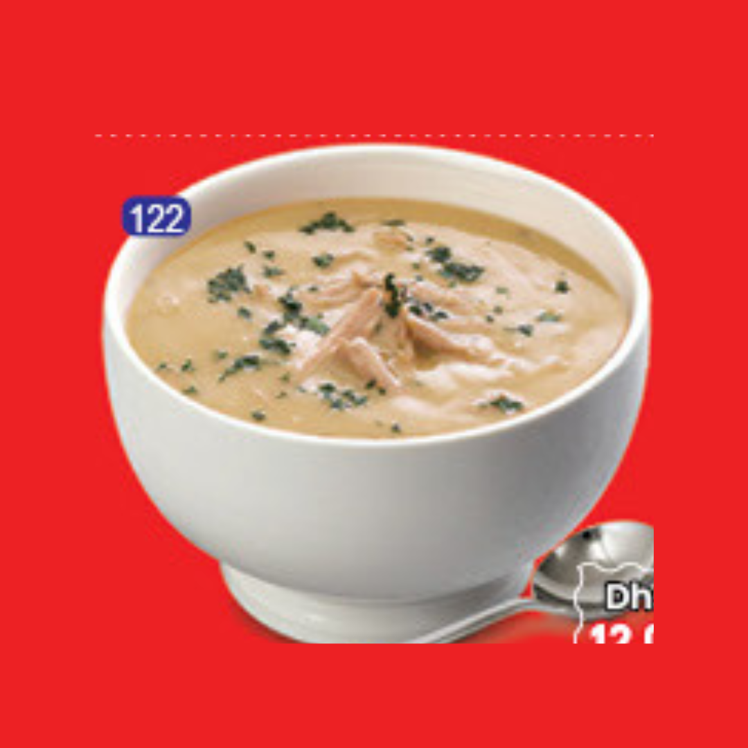 Cream Soup with Chicken and Vegetable