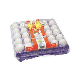 Saha Fresh Medium White Eggs 30's