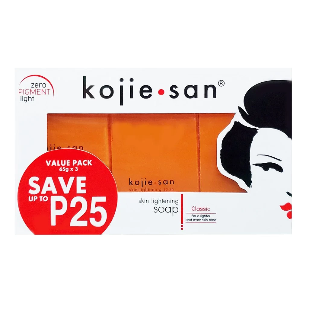 Kojie San Skin Lightening Soap 65g X3