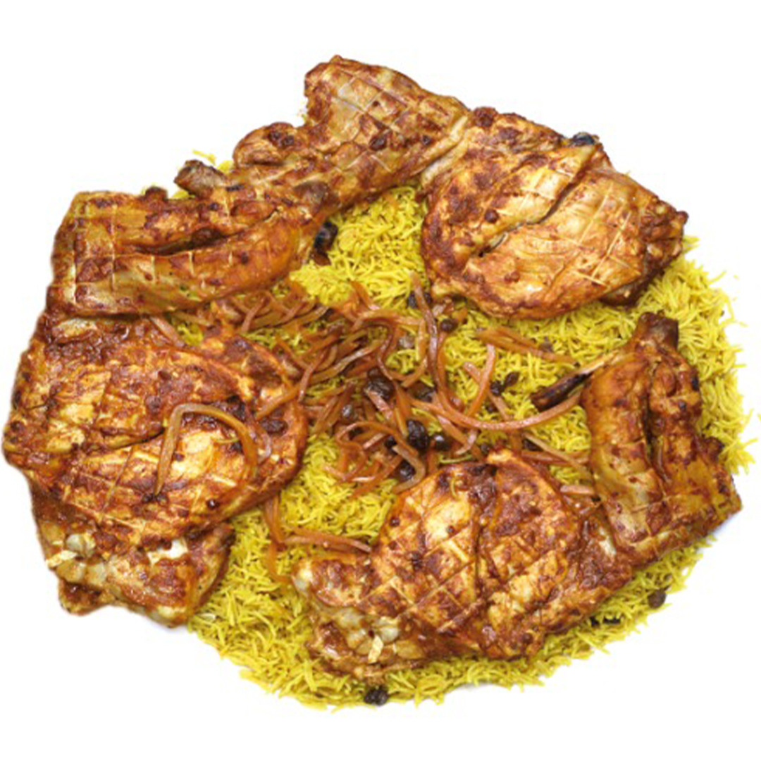 Bukhari Rice with Grilled Chicken