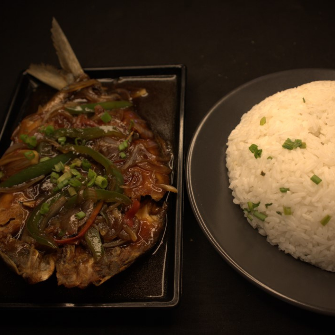 Bangus Ala Pobre + Shanghai With Rice