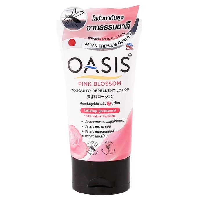 Oasis Mosquito Repellent Lotion Blossom Pink 30g