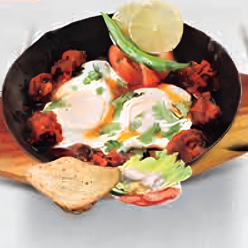 Tikka Karahi with Egg