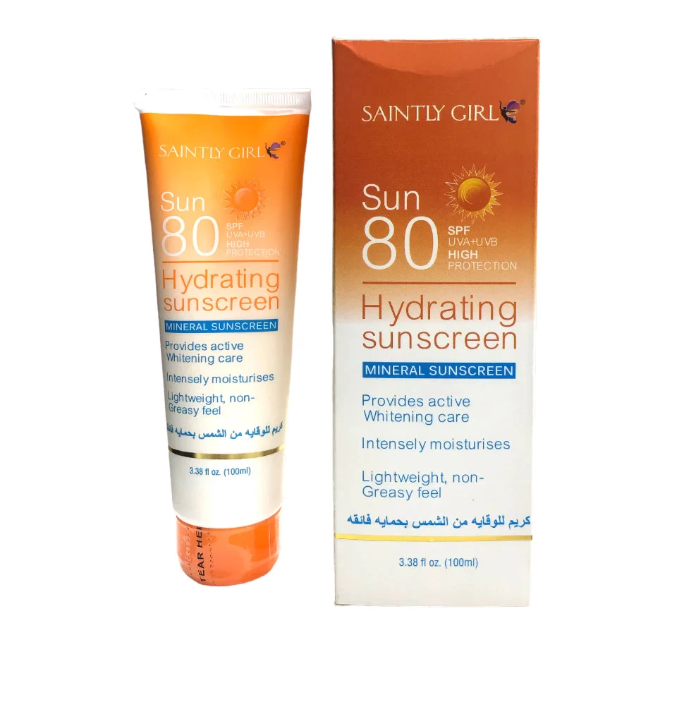 Saintly Girl Hydrating Sunscreen SPF 80 UVA + U VB High Protection