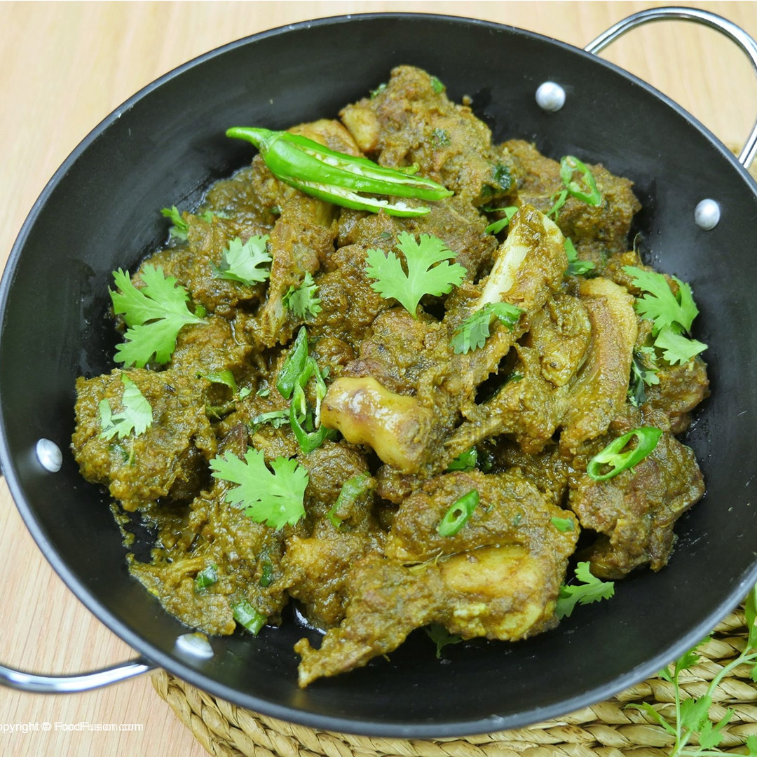 Mutton Green Karahi