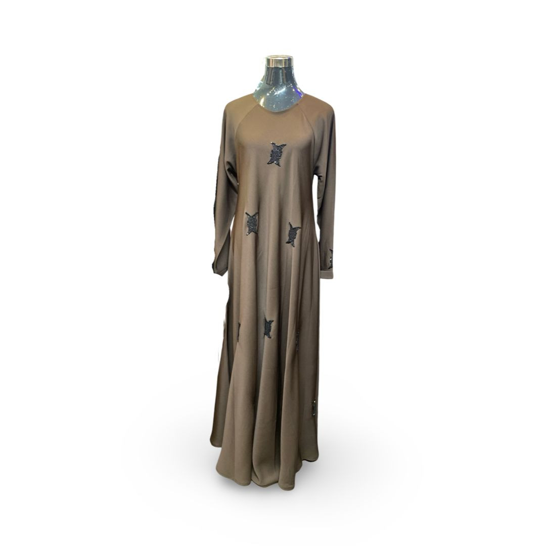 Embroidered Design Abaya ,Chiffon Dress, Muslim Long Women Dress