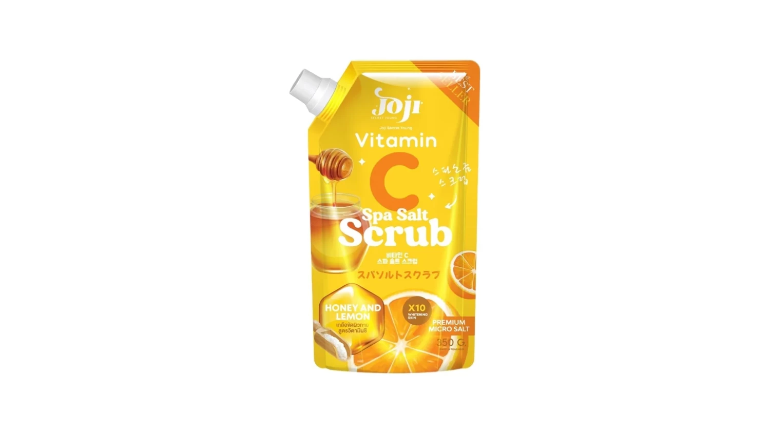 Joji Secret Young Vitamin C And Honey Spa Salt Scrub 350 G