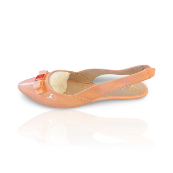Maren Pink Patent Ballet Flats Stylish and Comfortable Women's Shoes Fashionable Ballerinas