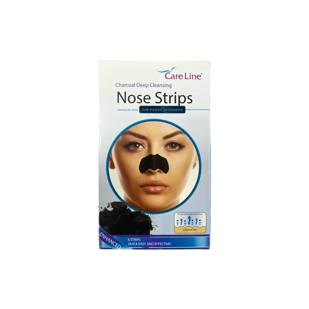 Care Line Charcoal Nose Strips 6pcs
